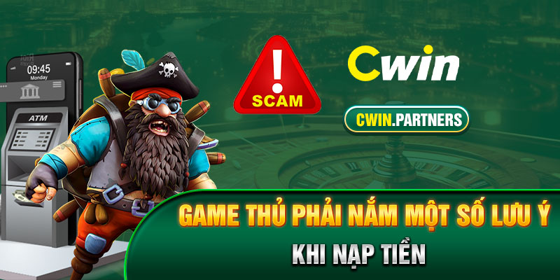 Game thủ phải nắm một số lưu ý khi nạp tiền 